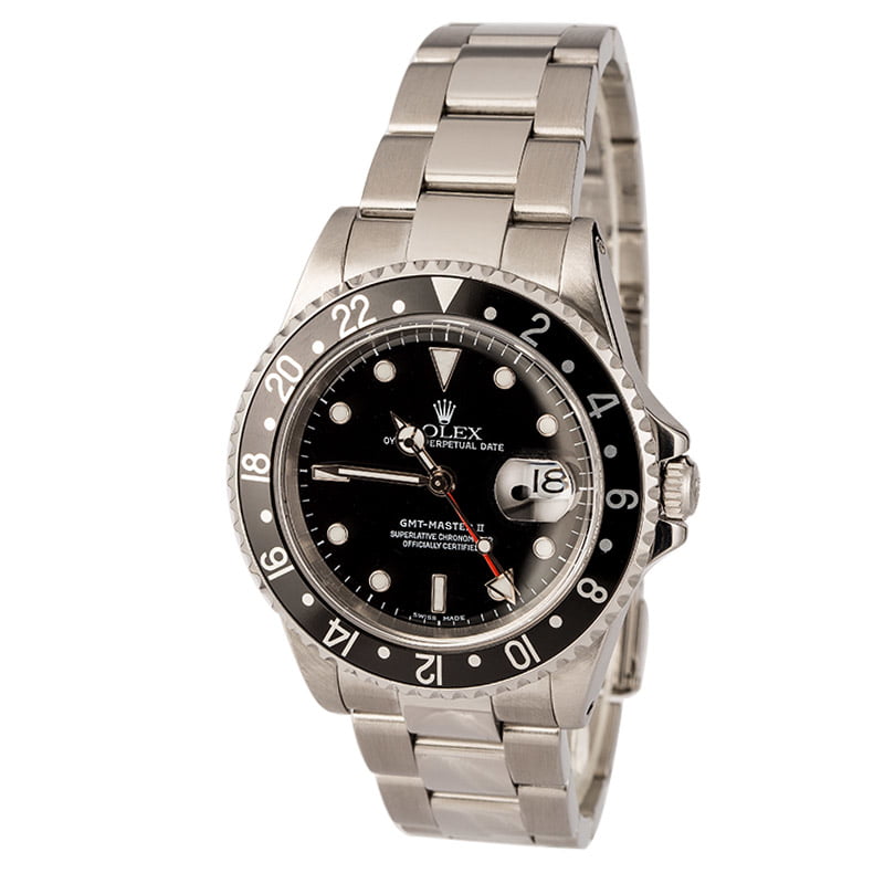 Pre-Owned Rolex GMT-Master II Ref 16710 Luminous Dial
