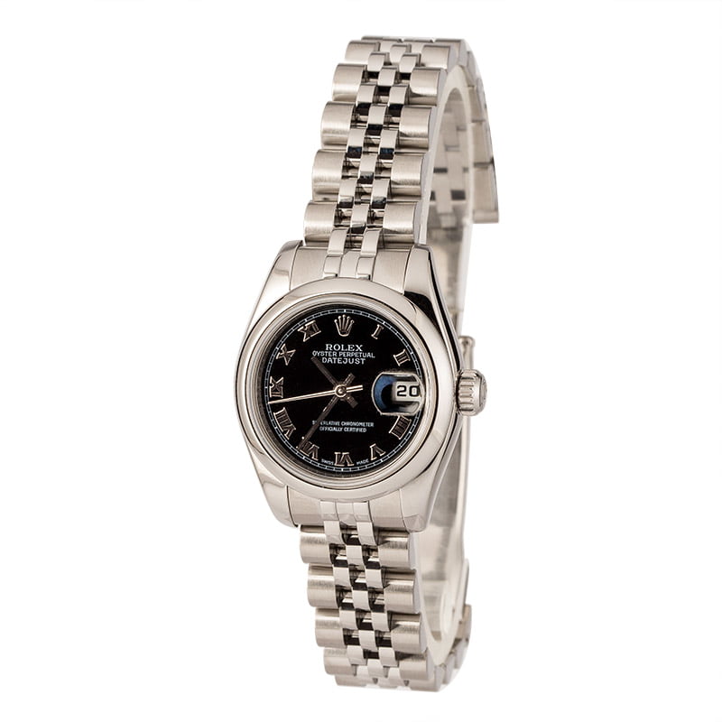 Pre-Owned Rolex Ladies Datejust 179160 Roman Dial