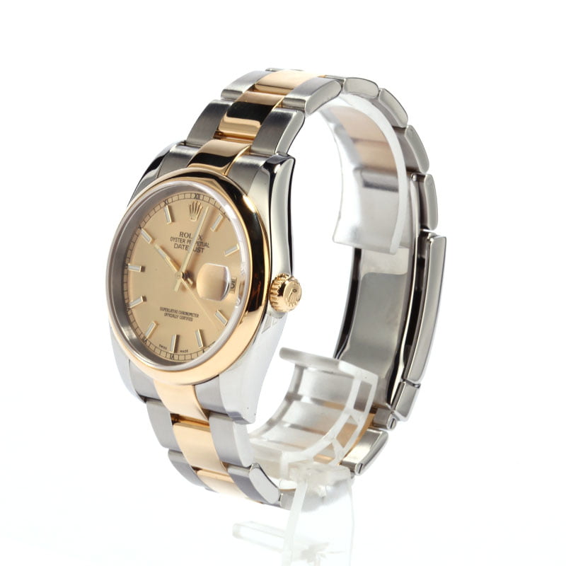 Pre-Owned Rolex Datejust 116203 Champagne Index