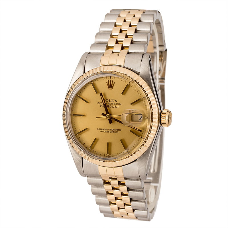 Pre-Owned 36MM Rolex Datejust 16013 Champagne