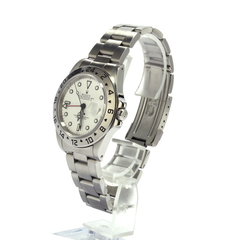 Pre-Owned Rolex Explorer II 16570 Stainless Steel