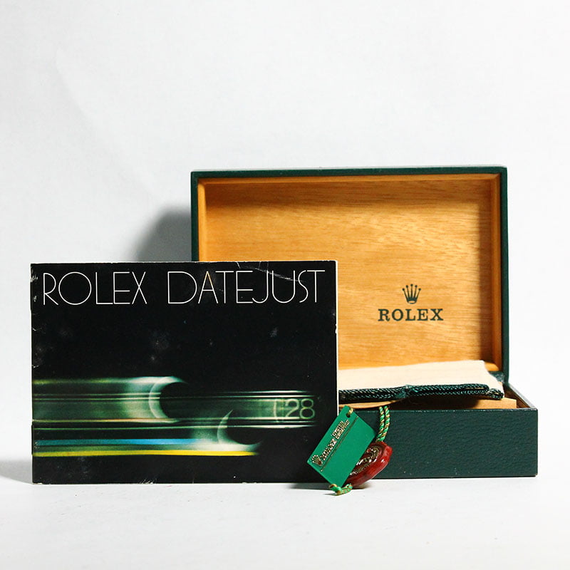 Certified Rolex Datejust 16013 Champagne Index