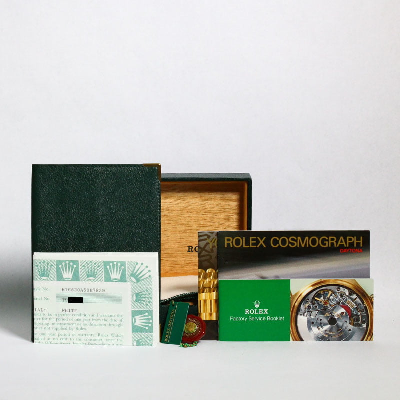 Rolex Daytona White Dial 116520 Stainless Steel