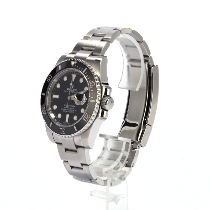 Black Men's Rolex Submariner 116610LN