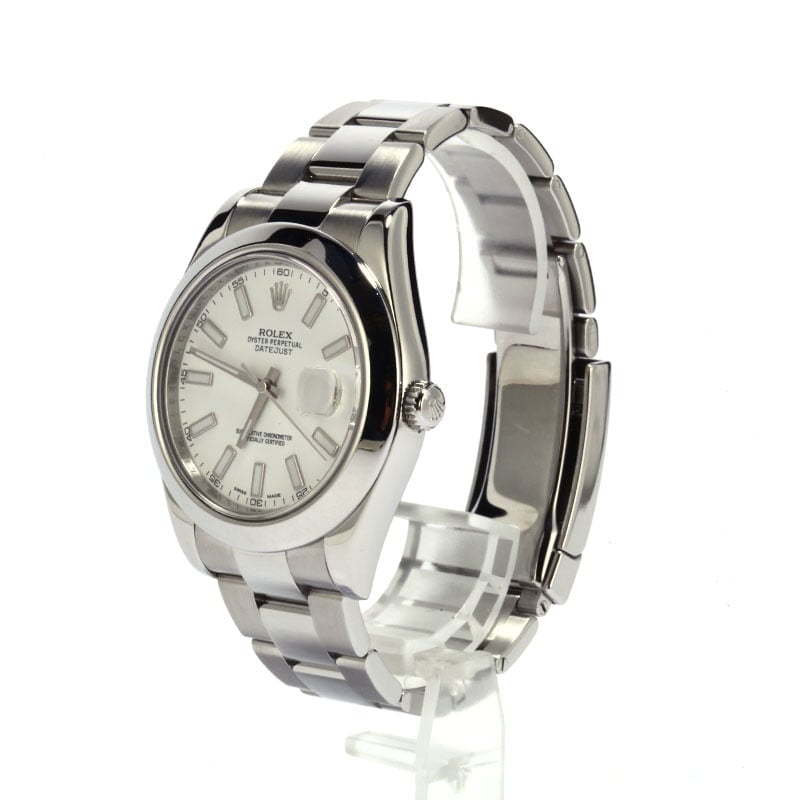 Rolex Datejust II White Dial 116300