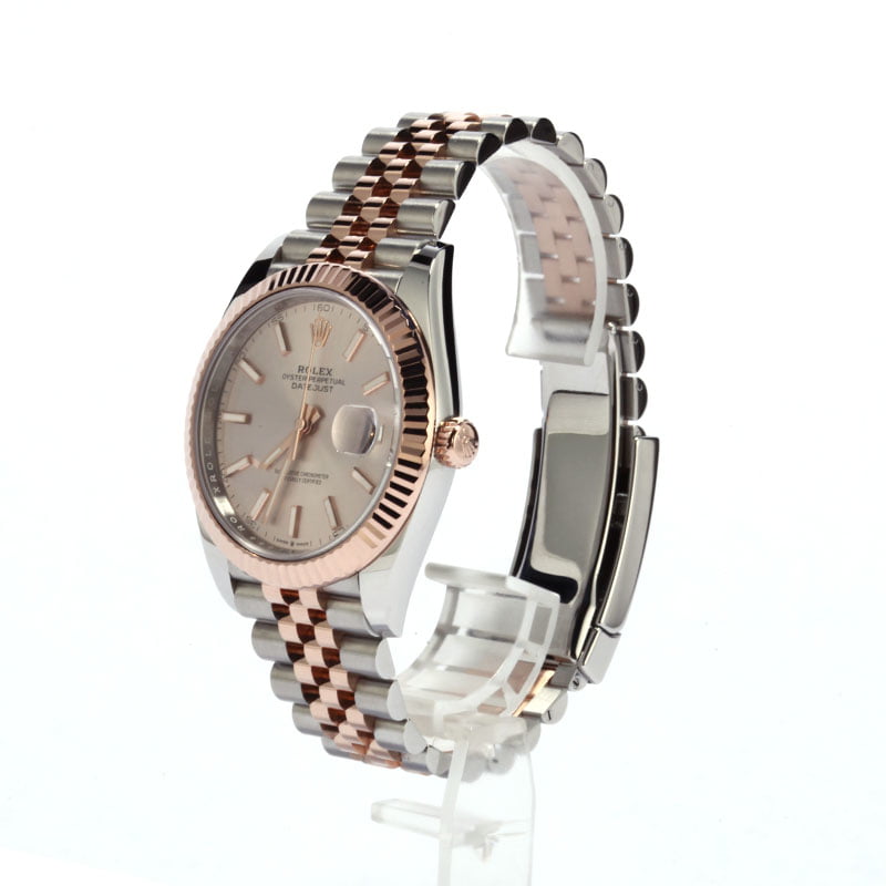 Pre-Owned Rolex Datejust 126331 Two Tone Everose Jubilee