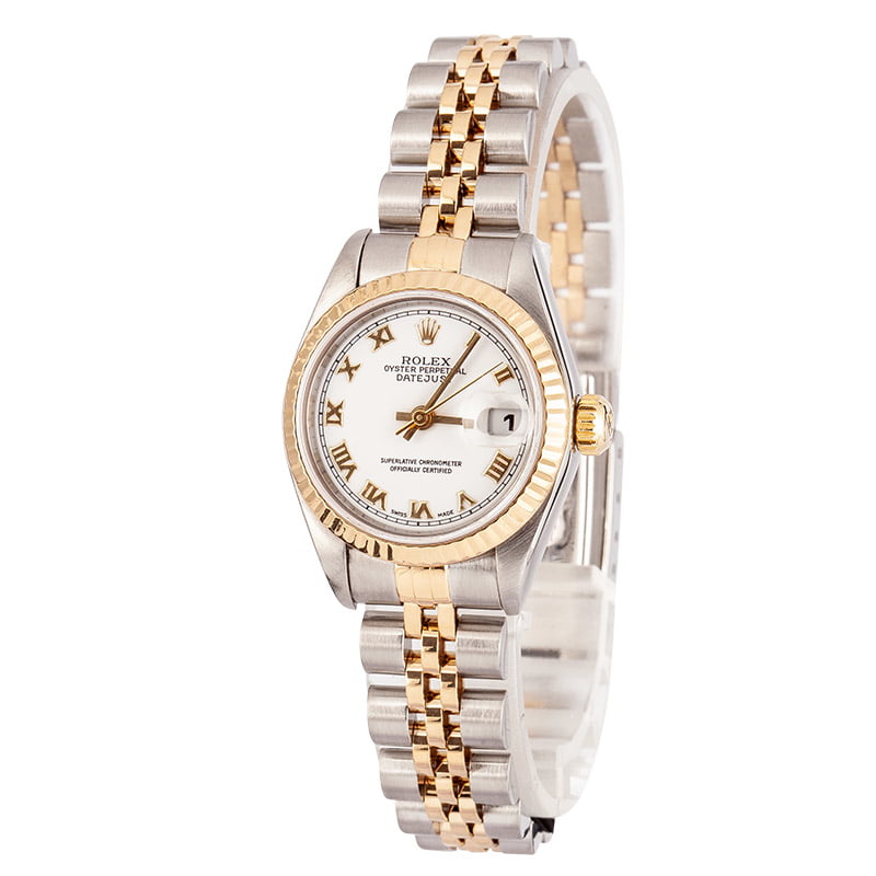 Rolex Lady-Datejust 79173 White Roman