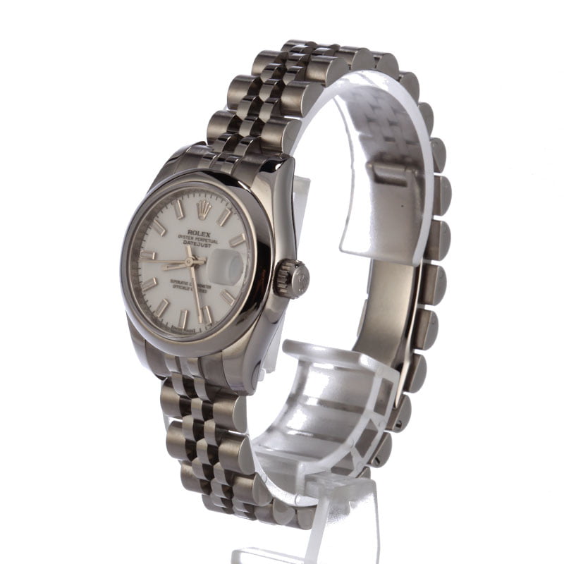 Rolex Lady Datejust 179160 White Dial