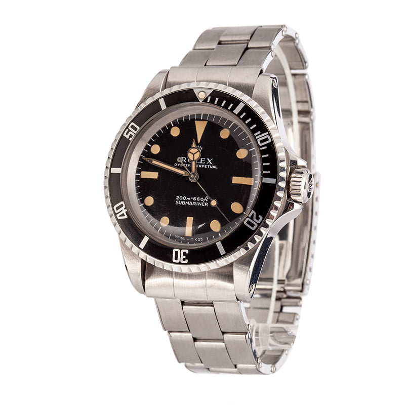 Vintage Rolex Submariner 5513 Meters First Dial