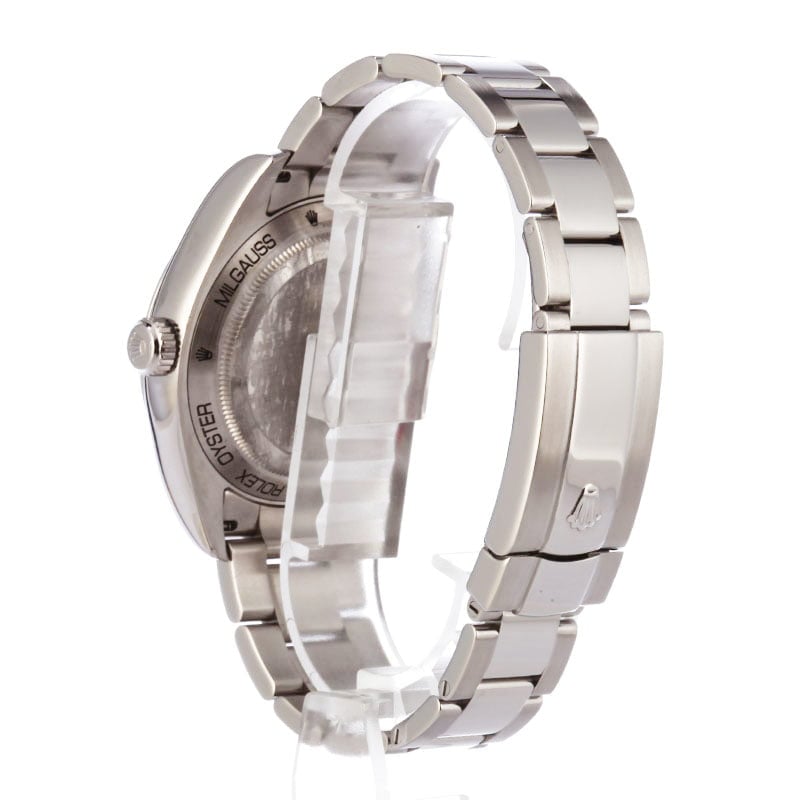 Rolex Milgauss 116400 White Index Dial Steel Oyster