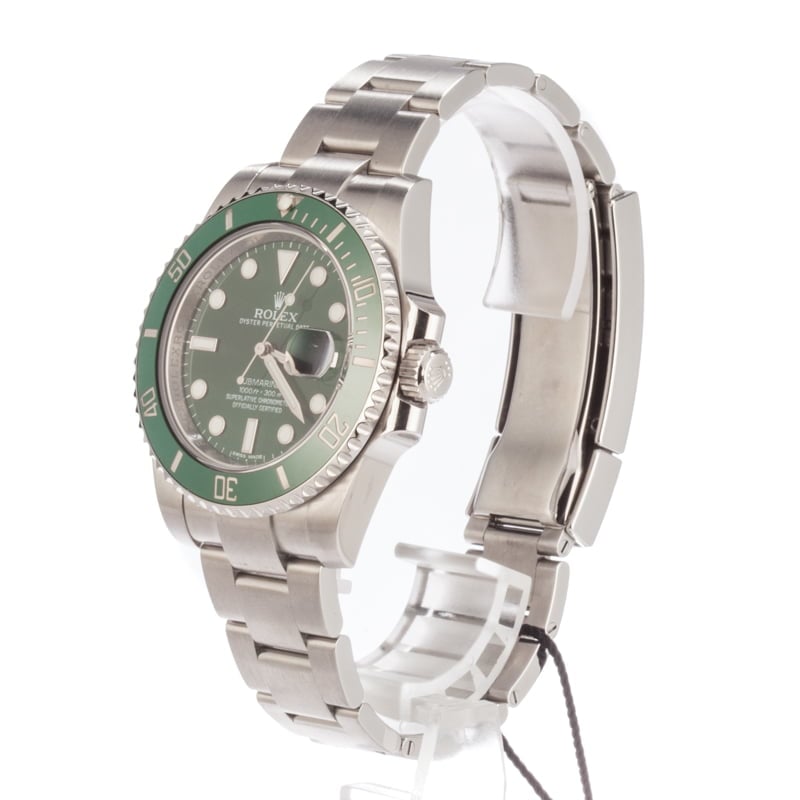 Green Rolex Submariner 116610V Ceramic