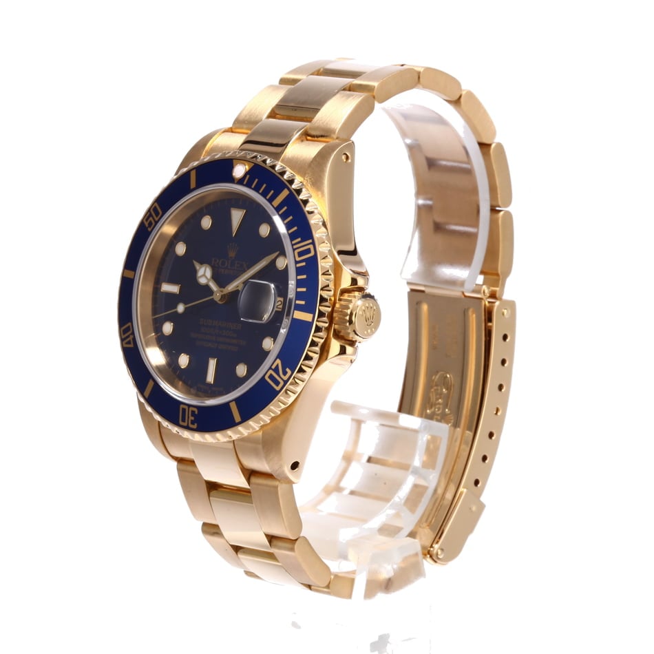 18K Yellow Gold Submariner 16618