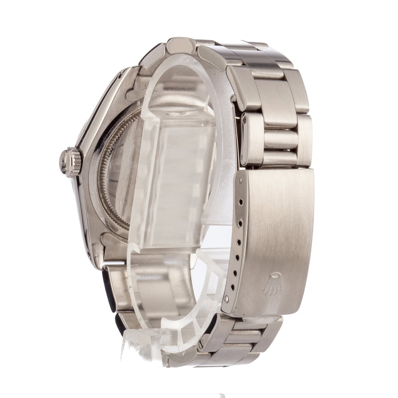 Pre Owned Rolex OysterDate 6694 Silver Index Dial