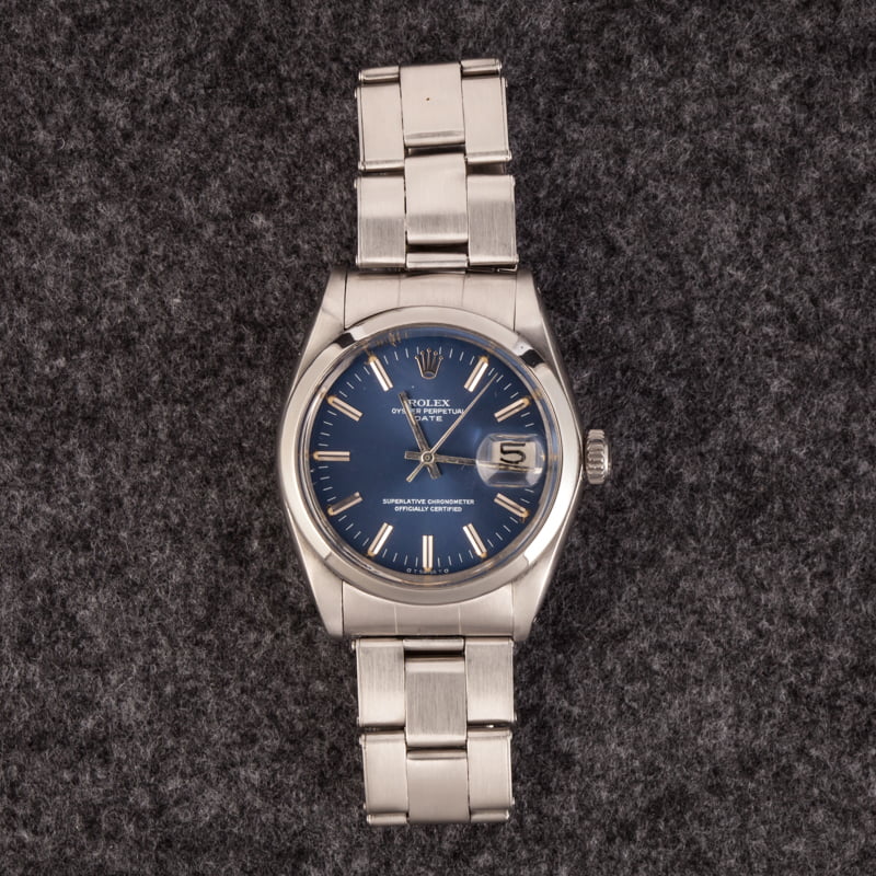 Rolex Vintage Date 1500 Blue