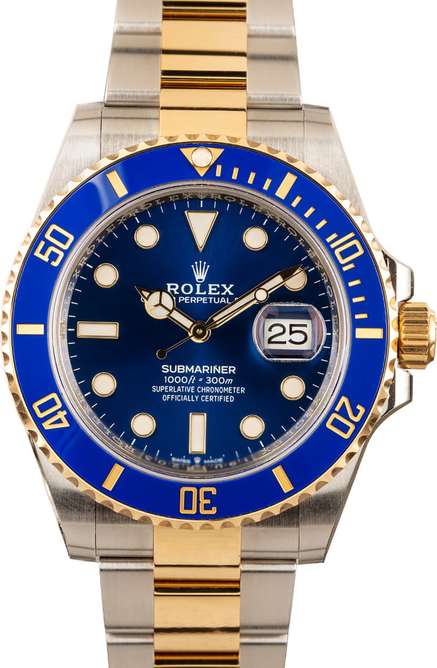 rolex submariner oystersteel and yellow gold