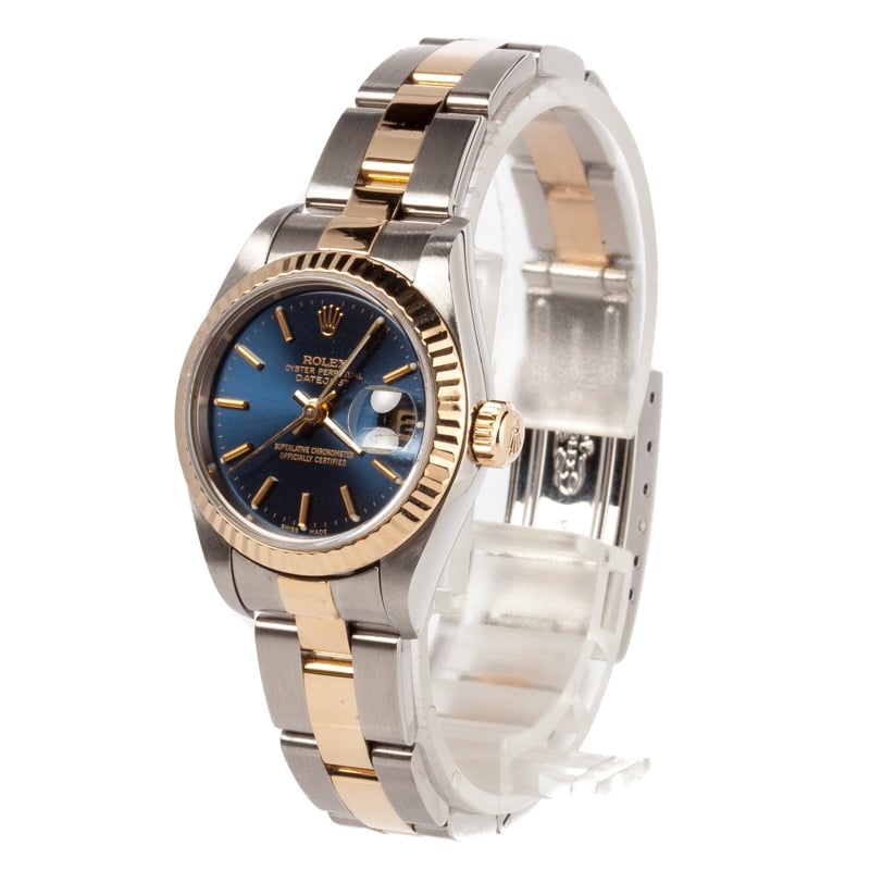 Rolex Ladies Datejust 79173 Blue Index Dial