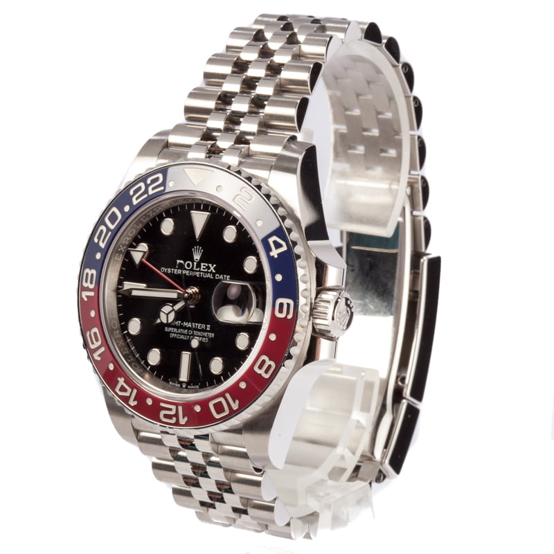 PreOwned Rolex GMT-Master II Ref 126710 Ceramic 'Pepsi' Bezel