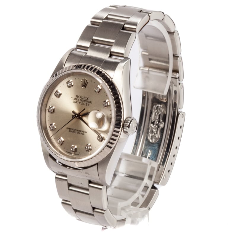 Rolex Datejust Silver Dial 16234