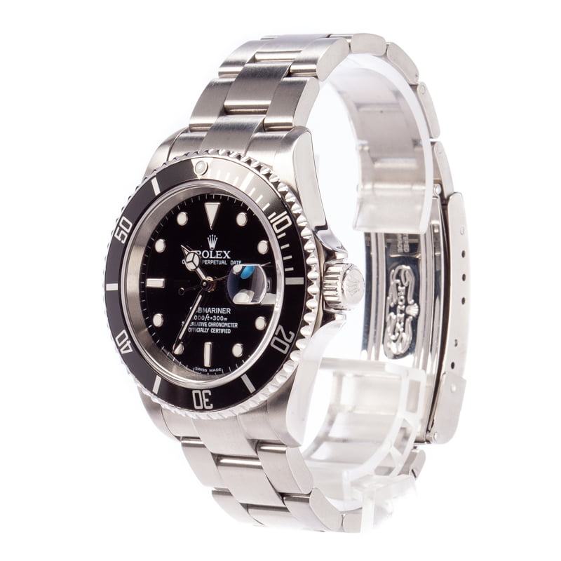 Rolex Oyster Perpetual Submariner No Holes 16610