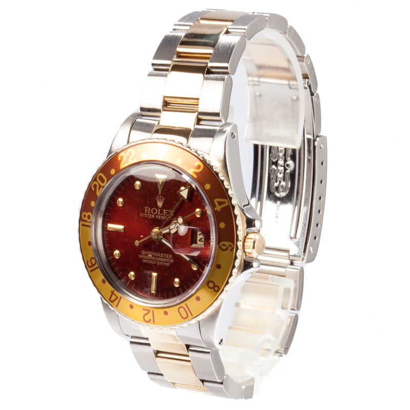 Pre-Owned Rolex GMT-Master 16753 Two Tone Watch