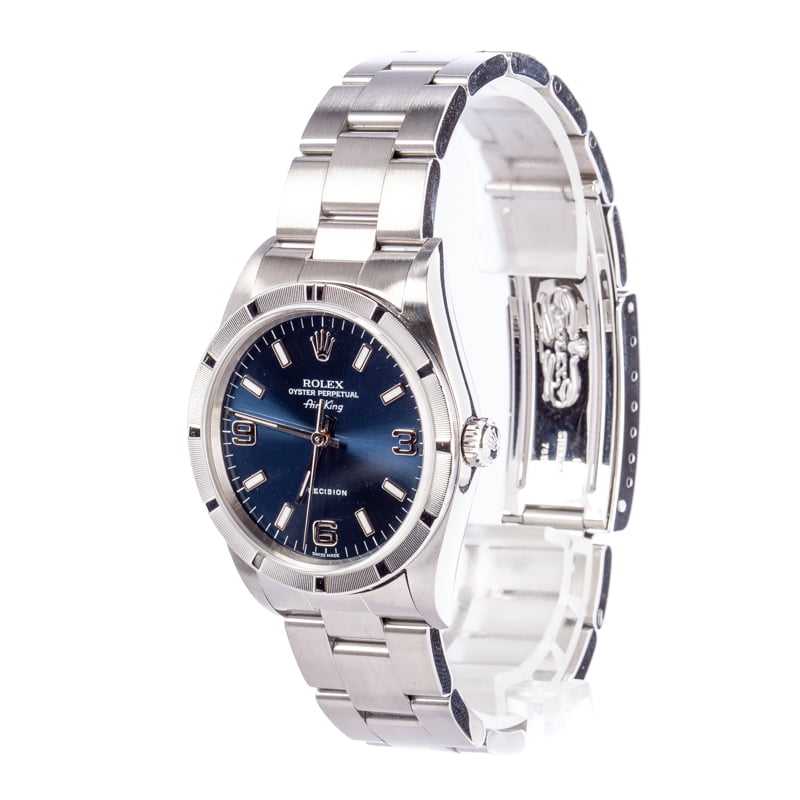 Rolex Air-King 14010 Blue Dial