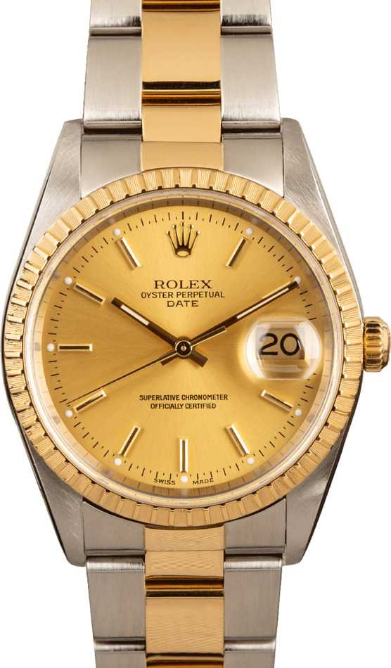 Rolex Date 15223 Two-Tone Oyster