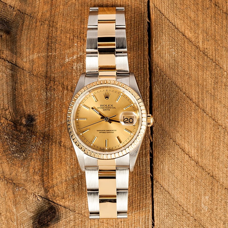 Rolex Date 15223 Two-Tone Oyster