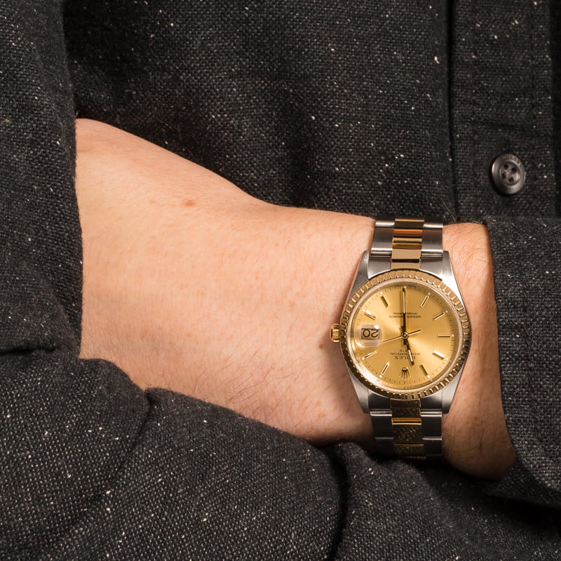 Rolex Date 15223 Two-Tone Oyster