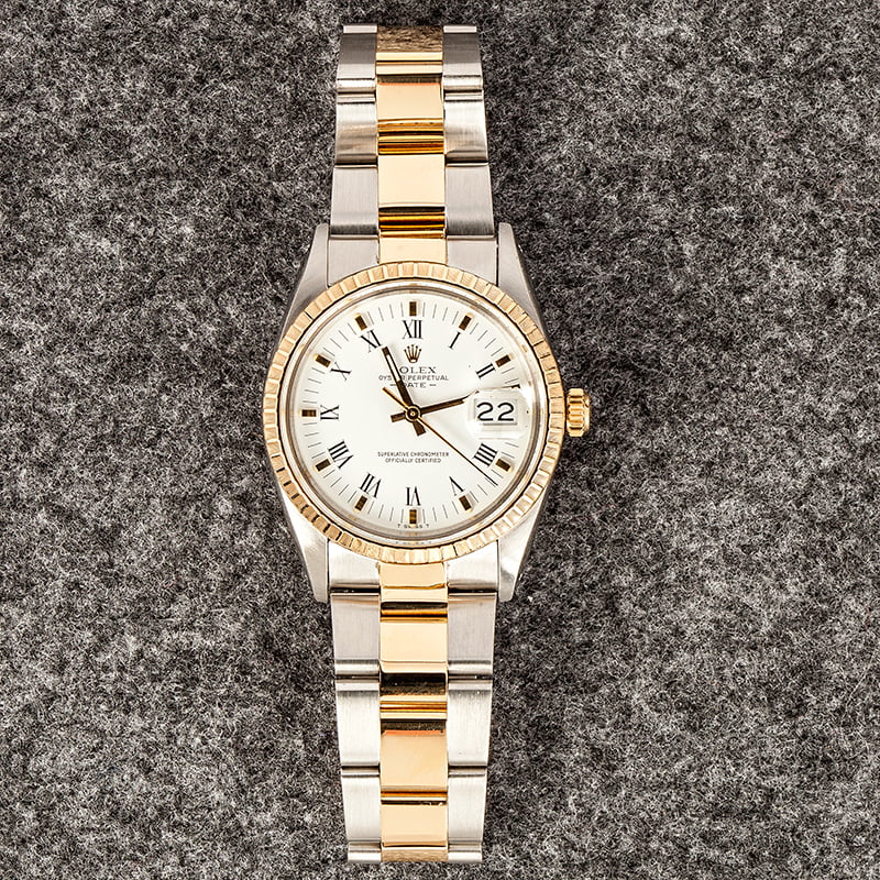 Rolex Date 15053 Two Tone Oyster
