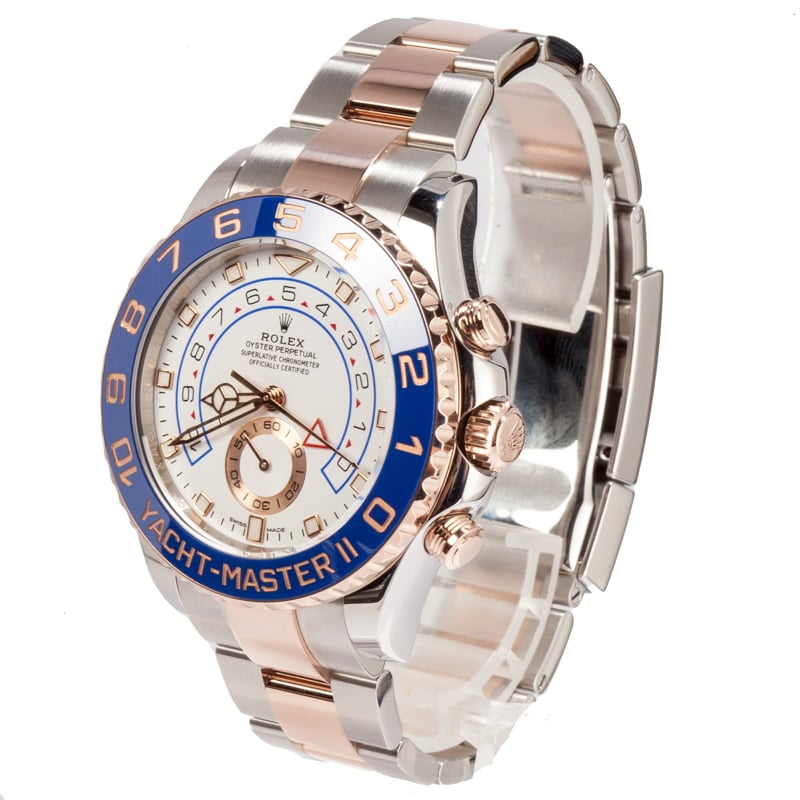 Used Rolex Yacht-Master 116681 Two Tone Everose Gold Oyster