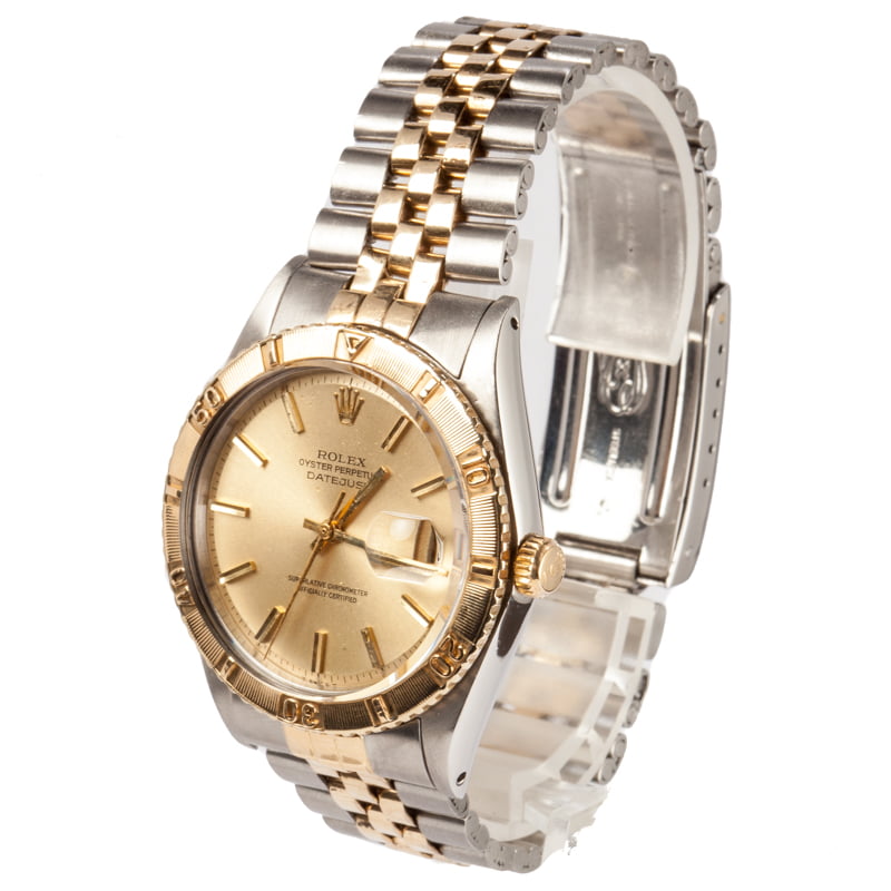 Pre Owned Rolex Datejust Thunderbird 1625 American Oval Link