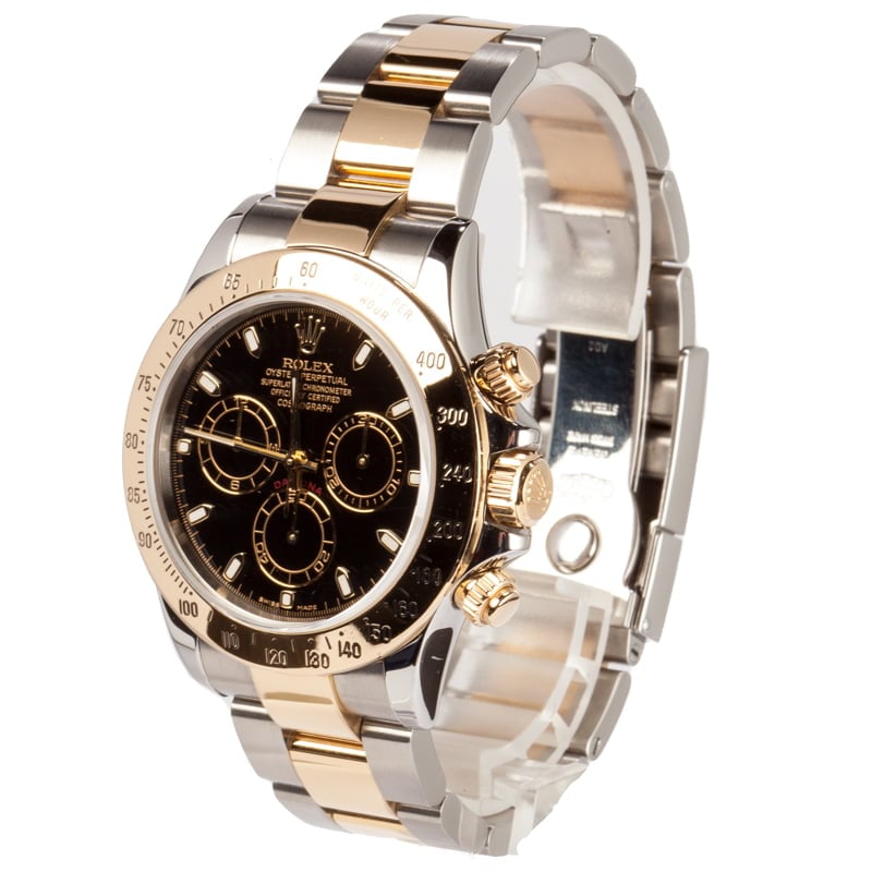 Rolex Daytona Two Tone 116523 Black