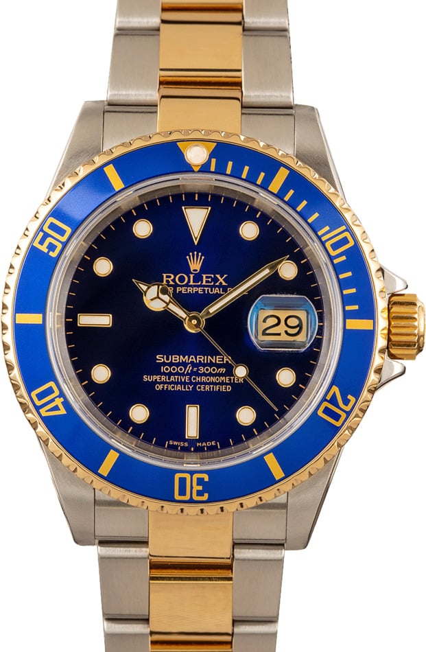 Buy Used Rolex Submariner 16613 | Bob's 