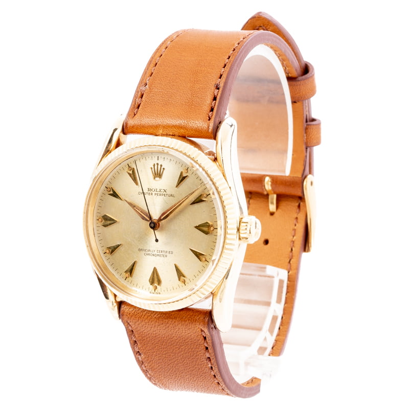 Rolex Oyster Perpetual 6593 Yellow Gold