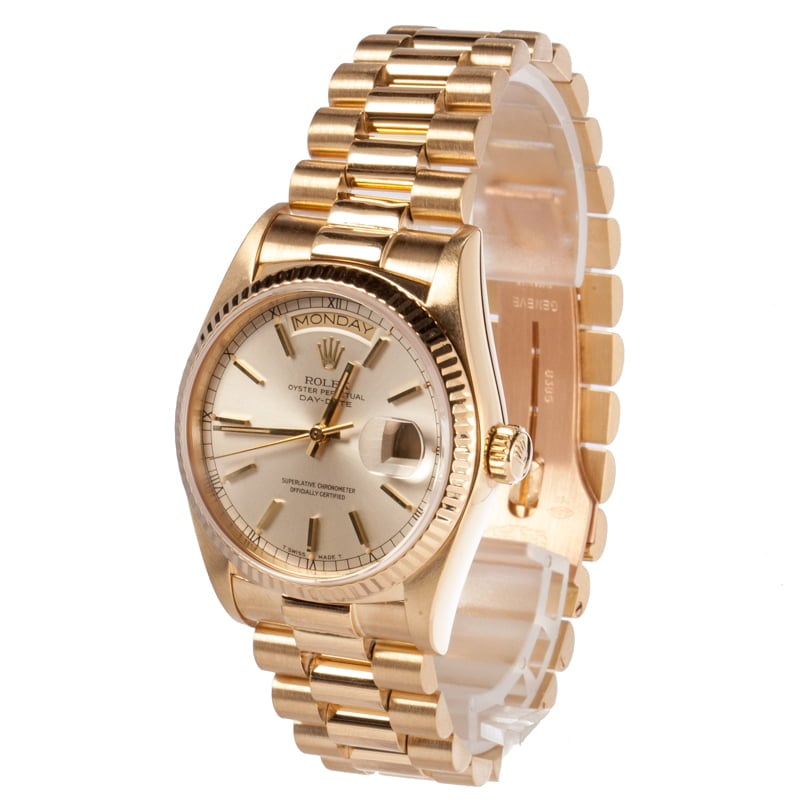 Used Rolex President Gold Day-Date 18038
