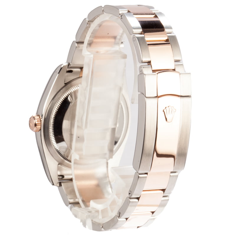 Rolex Datejust 116201 Two Tone Everose Gold Oyster