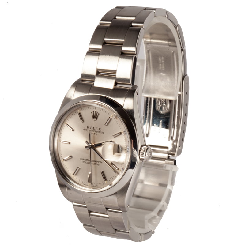 Used Rolex Date 15000 Steel Oyster