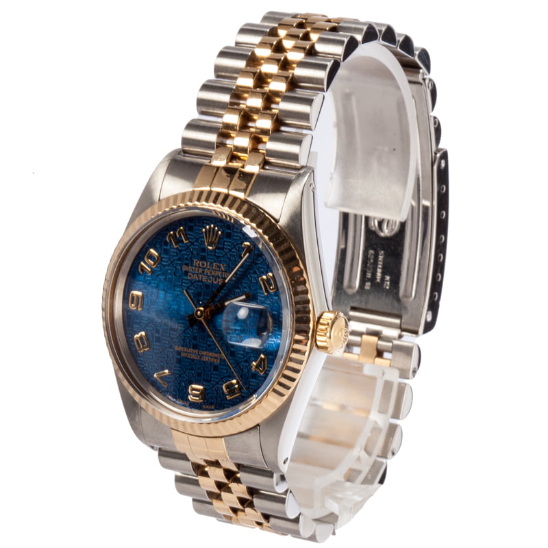 Datejust Rolex Blue 16013