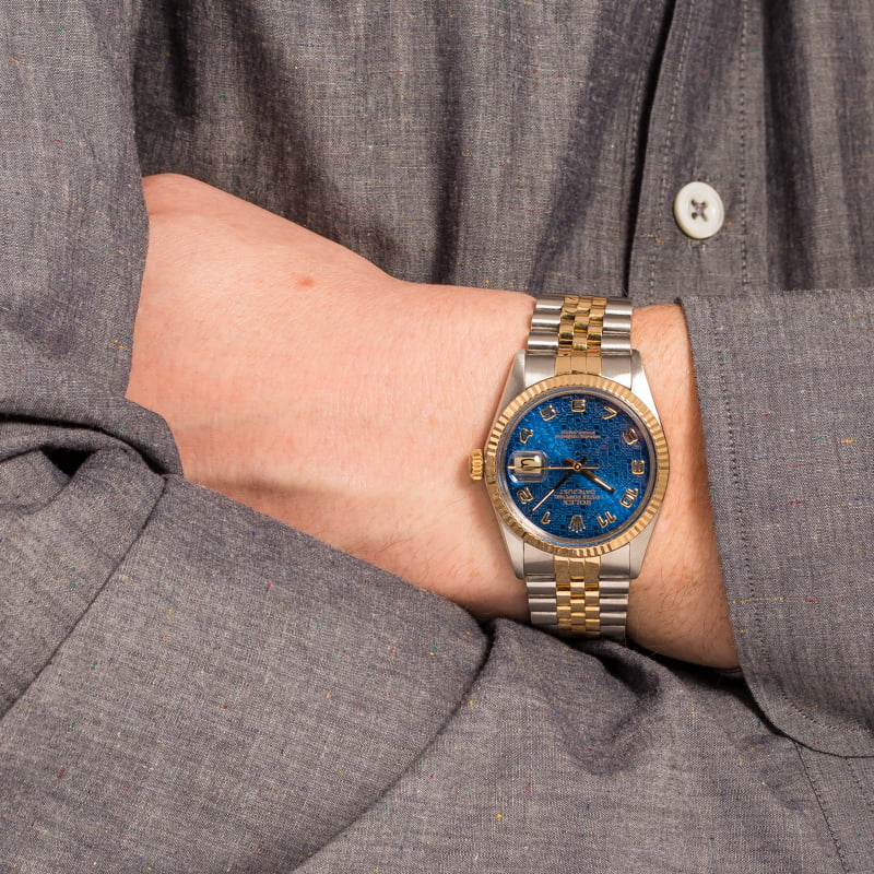 Datejust Rolex Blue 16013