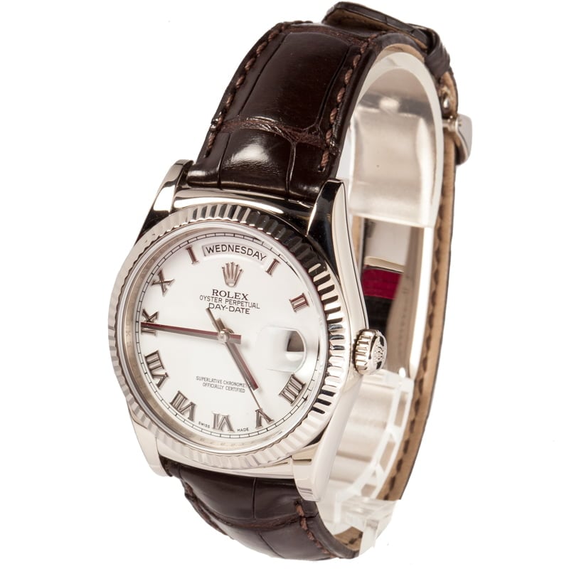 Rolex White Gold Day-Date 118139