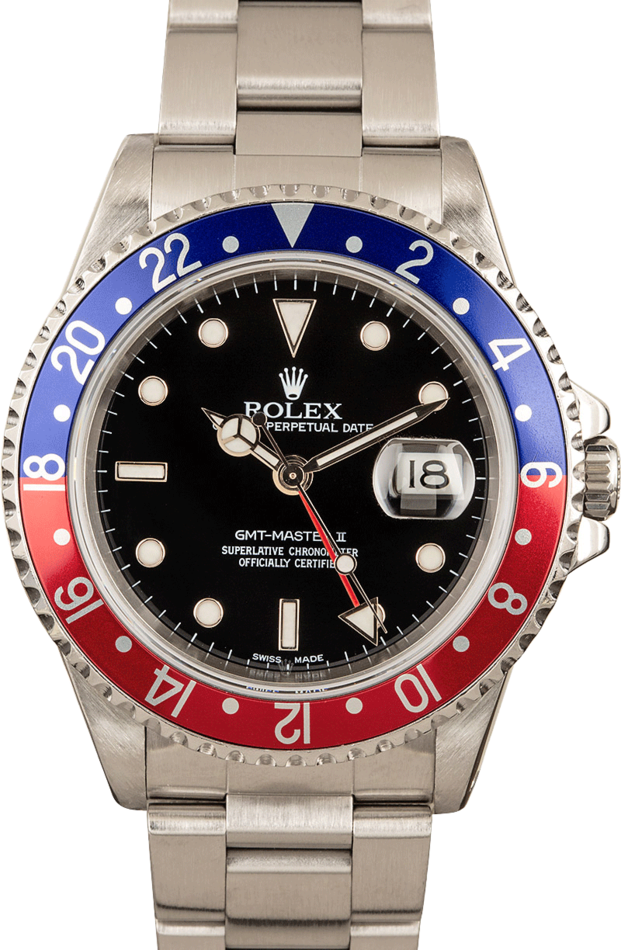 Image of GMT-Master II Rolex Ref. 16710 Pepsi