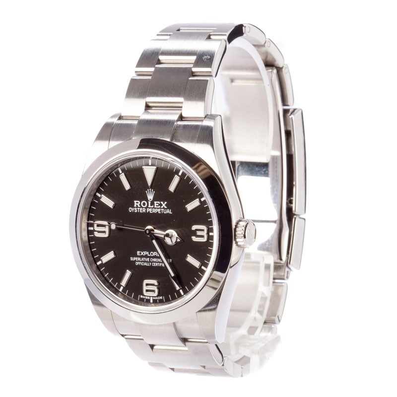 Rolex Explorer 214270 Pre-Owned 39MM