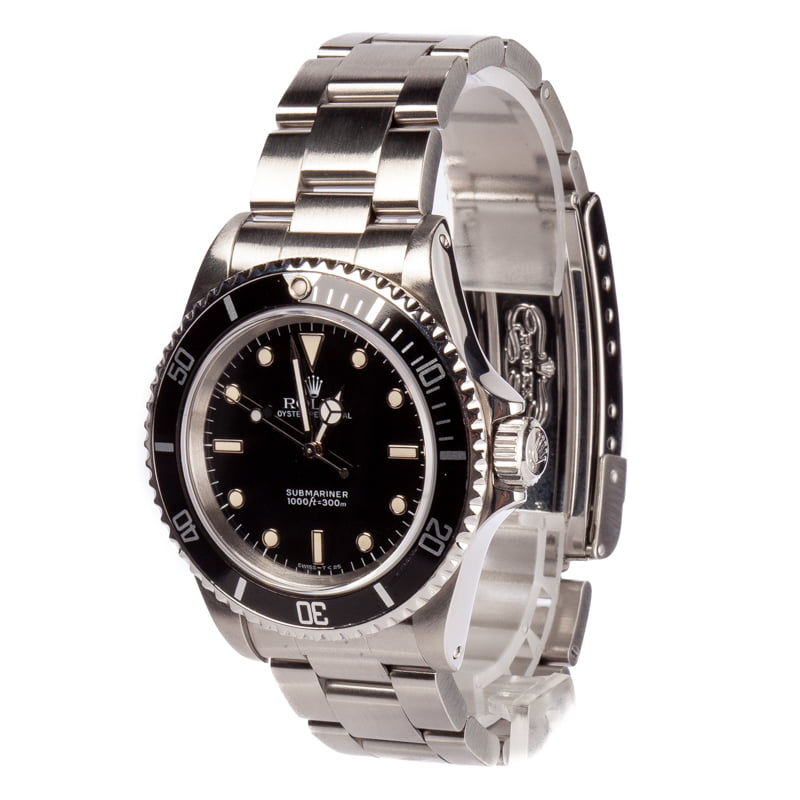Used Rolex Submariner 14060 Black Dial & Bezel