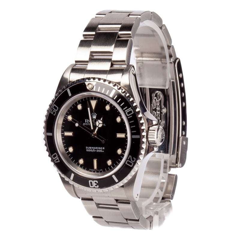 Used Rolex Submariner 14060 Black Dial & Bezel