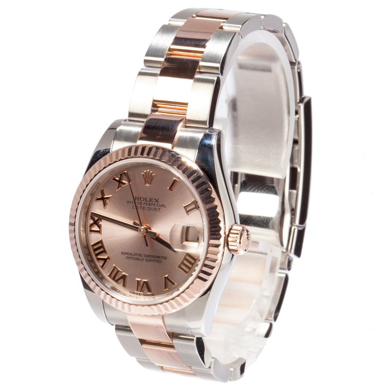Ladies Rolex Datejust 178271 Two Tone Everose Oyster