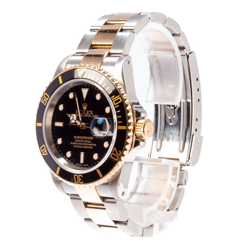 GMT-Master II Rolex 16713 Steel and Gold