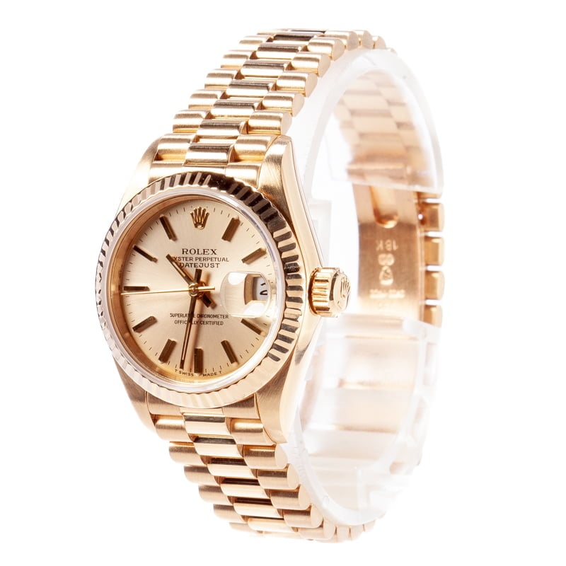 Rolex President Lady-Datejust 69178 Yellow Gold