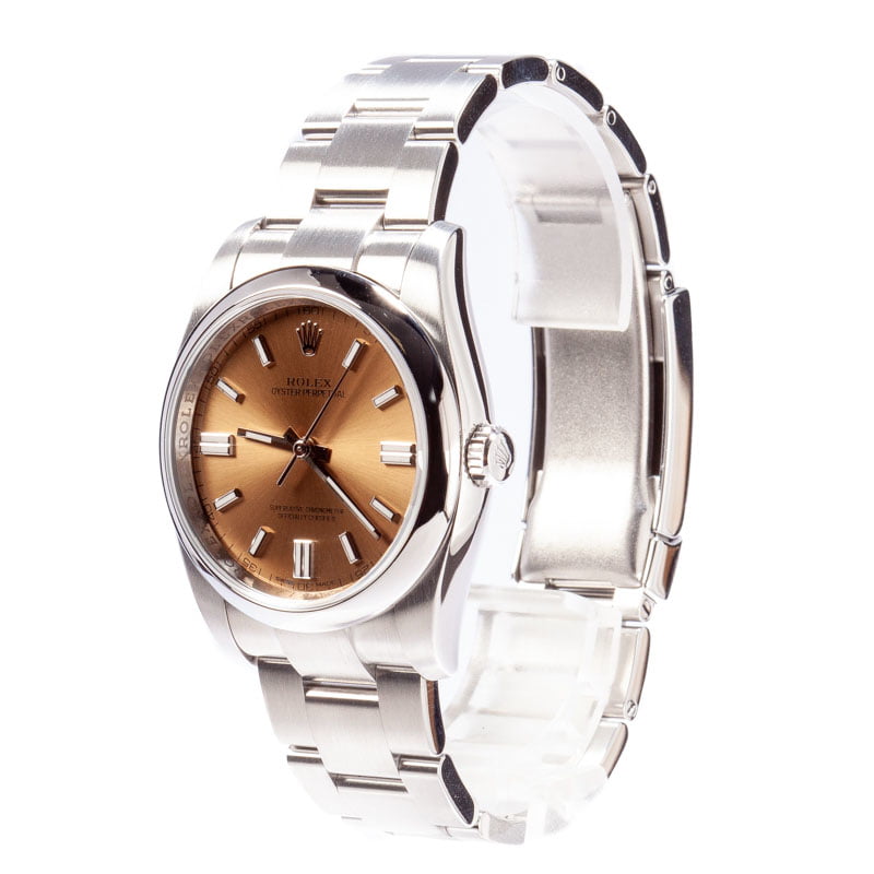 Rolex Oyster Perpetual 116000 White Grape Dial