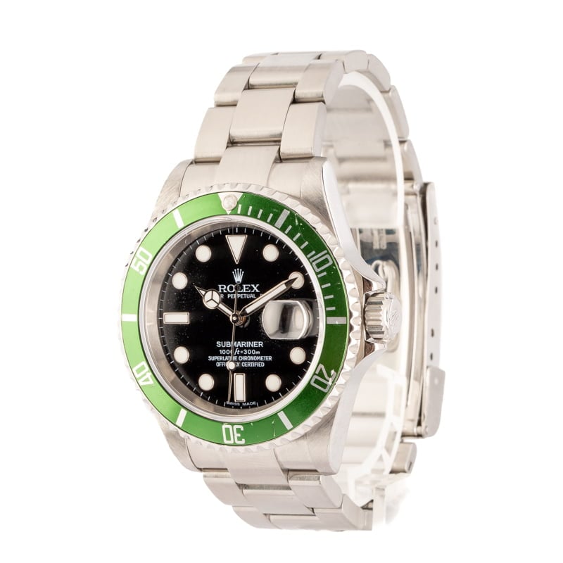 Rolex Submariner 16610V Green Bezel