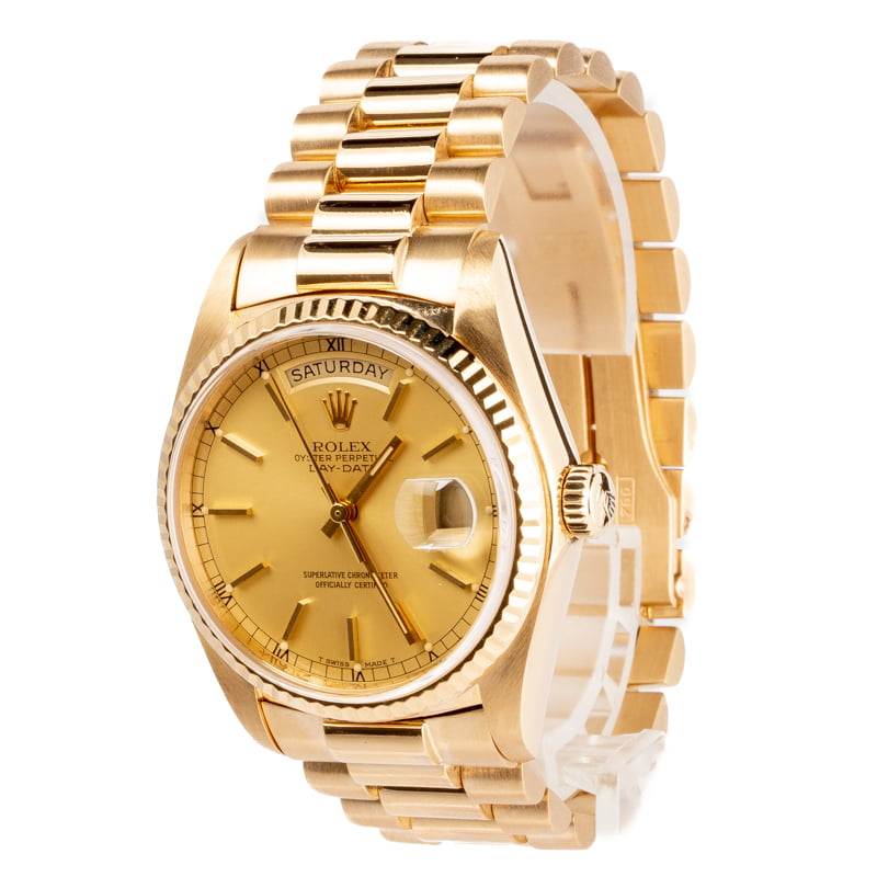 Pre-Owned Rolex President 18038 Day-Date